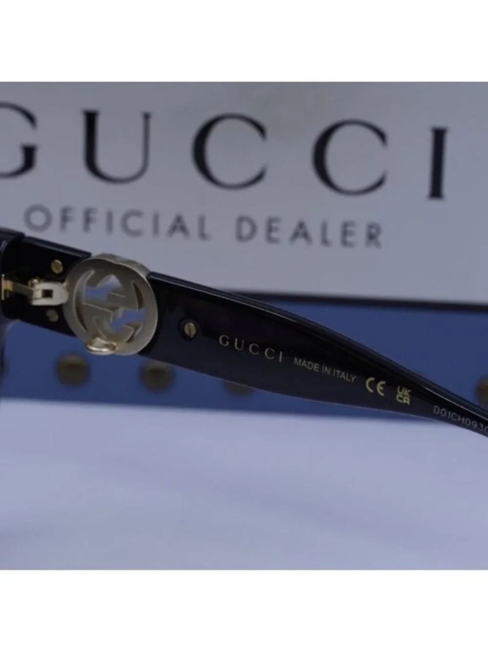 Gucci GG1028SK 001 Cat Eye Sunglasses - Black